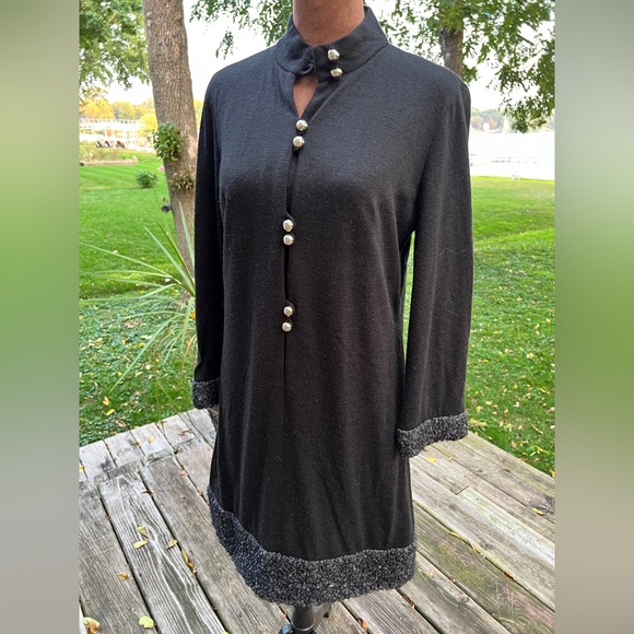 Vintage Black Long Sleeve Dress — International Ladies Garment Workers Union - Picture 1 of 7
